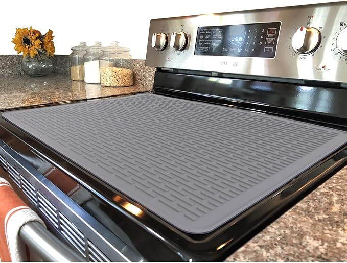 YUHFERA Stove Top Cover for Electric Stove - Silicone Stove Mat for Glass Top, Glass Cooktop Prot... | Amazon (US)