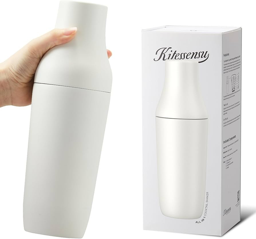 Kitessensu Hybrid Cocktail Shaker | Vacuum Insulated Stainless Steel Martini Shaker with Double W... | Amazon (US)