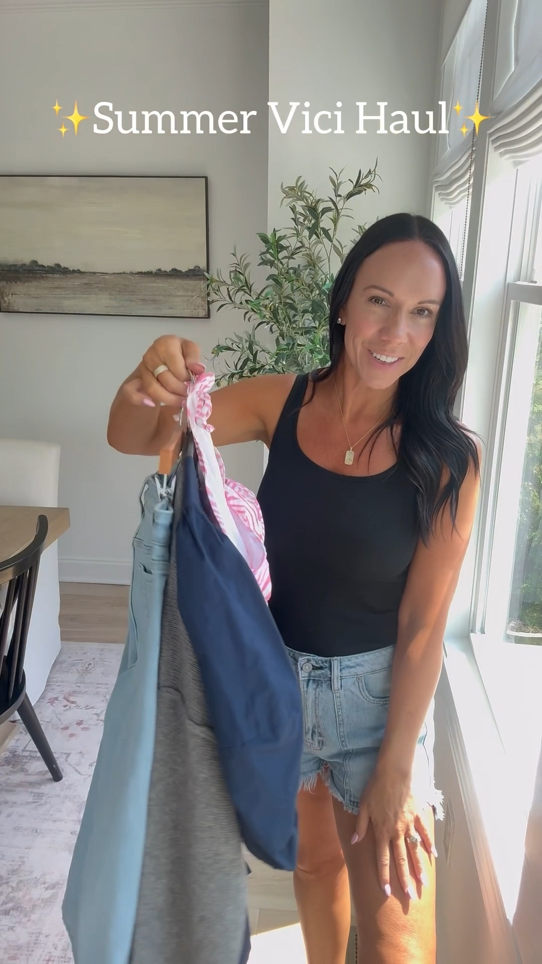 Summer VICI haul coming at ya!💕
 Oversized American flag sweater — super soft and perfect for the 4th Next, these barrel jeans… obsessed! So flattering and easy to dress up with heels for a night out This navy dress is an absolute show stopper, that’s all And the pink zebra bikini? So fun and flattering

Everything is linked and you can use code KRISTEN30 for 30% off

For size reference: I’m 5’8”, 140 lbs, and 36D Sweater – Medium Barrel Jeans – 27 Navy Dress – Medium Bikini – Top L, Bottom M

#vicihaul #vicionthegram #vici #vicifashion #vicifinds #summerstyle #ltkfashion #ltkfit #ltkfinds #momstyle #ltkready #casualchic #summeroutfits #realoutfitsformoms



#LTKOver40 #LTKStyleTip #LTKSwim