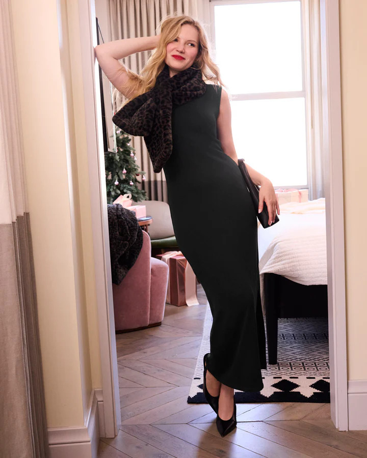 Supersoft Trim Dress Using LENZING™ECOVERO™ Fibers | Splendid