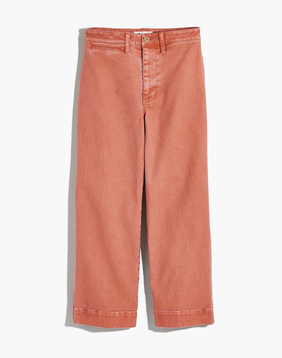 Petite Slim Emmett Wide-leg Crop Pants | THE YES