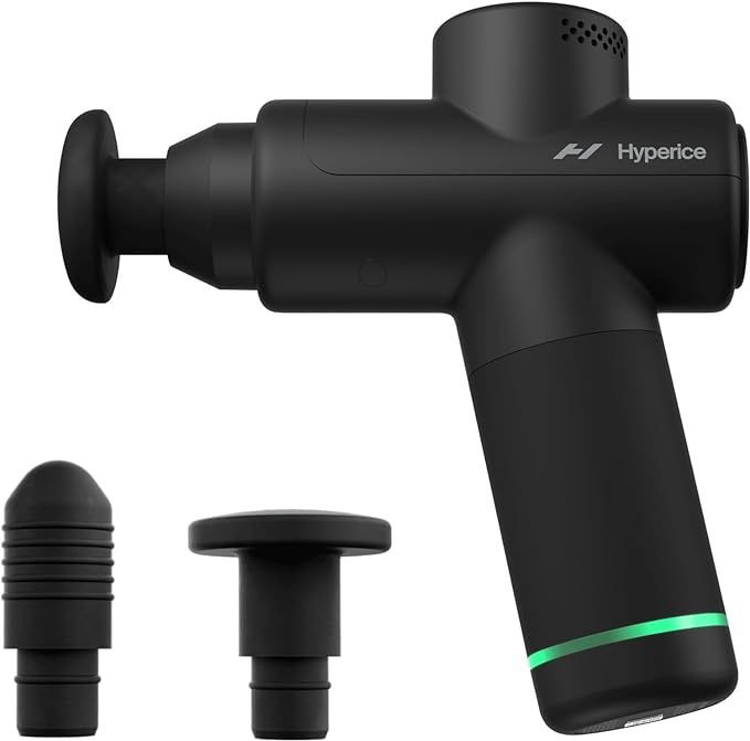 Hypervolt Go 2 in Black - Featuring Quiet Glide Technology - Handheld Percussion Massage Gun | 3 ... | Amazon (US)