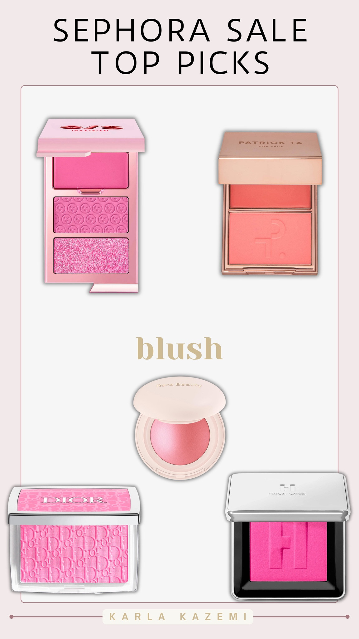 Shop the Sephora Sale from April 5th-15th✨

Use code: YAYSAVE for up to 30% off!

Shop my top powder blush picks! Perfect for mature skin💕




Sephora sale recommendations, Sephora sale must haves, Sephora sale top picks, Sephora sale essentials, Sephora sale picks for mature skin, Sephora sale over 30, makeup over 35, makeup over 40, makeup with skin care, hydrating blush, hydrating makeup, cream blush, liquid blush, powder blush, luminous blush, Karla Kazemi makeup Recs.

#LTKbeauty #LTKxSephora #LTKover40