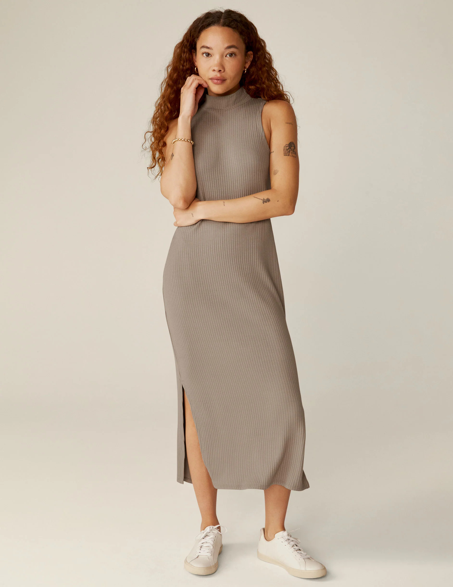 Well Traveled Midi Dress | Beyond Yoga | Beyond Yoga