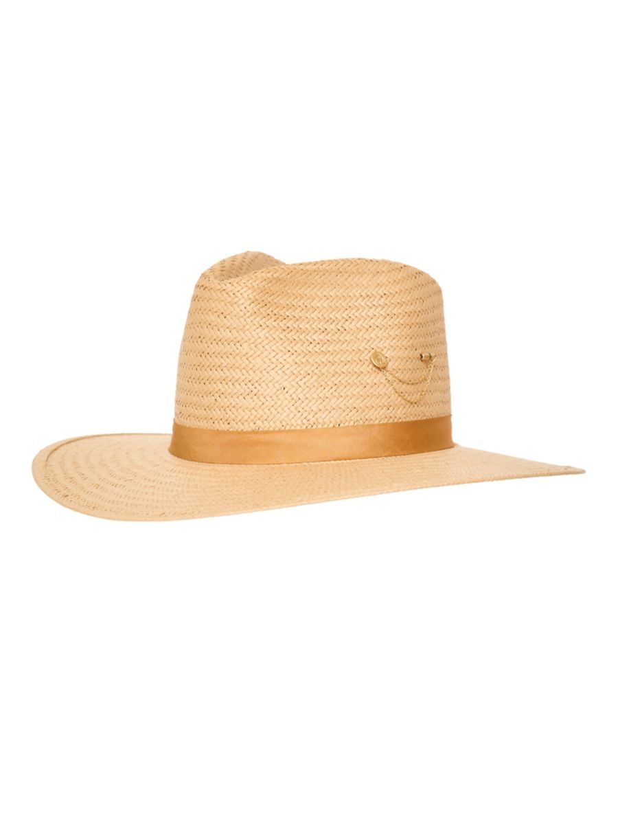 Wanderer Packable Straw Fedora | Saks Fifth Avenue