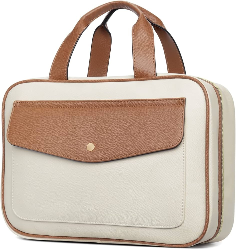 CLUCI Toiletry Bag Hanging Travel Organizer with Transparent Cosmetic Bag and Makeup Pouch For Fu... | Amazon (US)