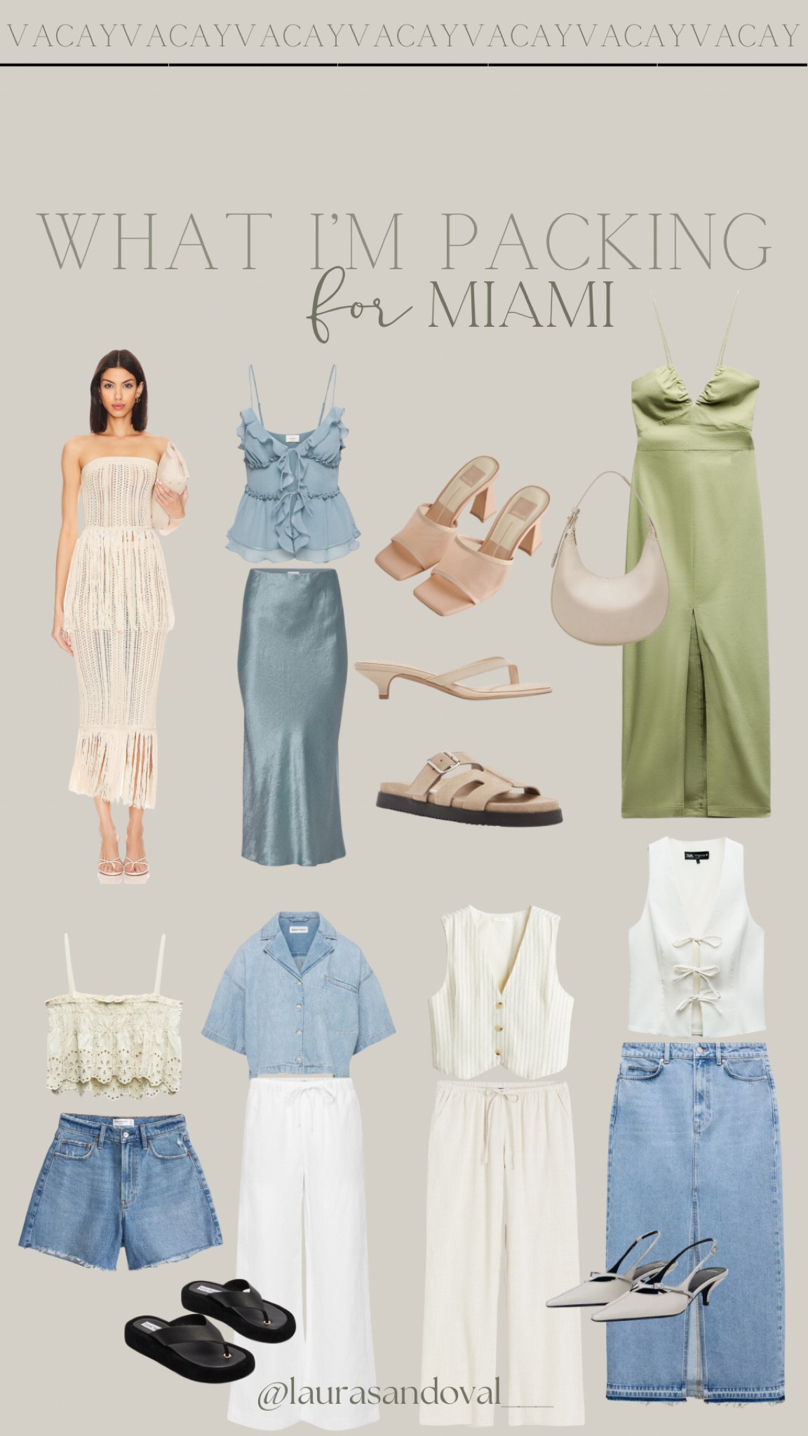 What I packed for Miami 🌴

 Brunch outfit 
Miami outfit idea 
Neutral outfit 
Aritzia 
Revolve 
Steve Madden 
Mango 
Casual outfits 
Mom style 

#LTKStyleTip #LTKFindsUnder100 #LTKTravel