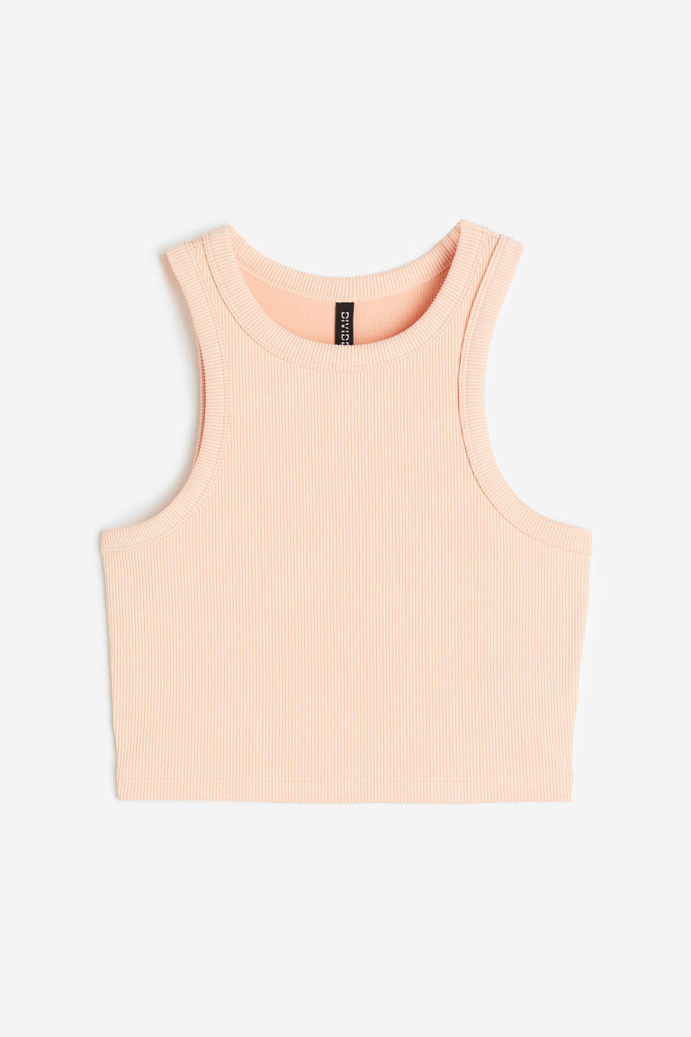H & M - Crop Tank Top - Orange | H&M (US + CA)