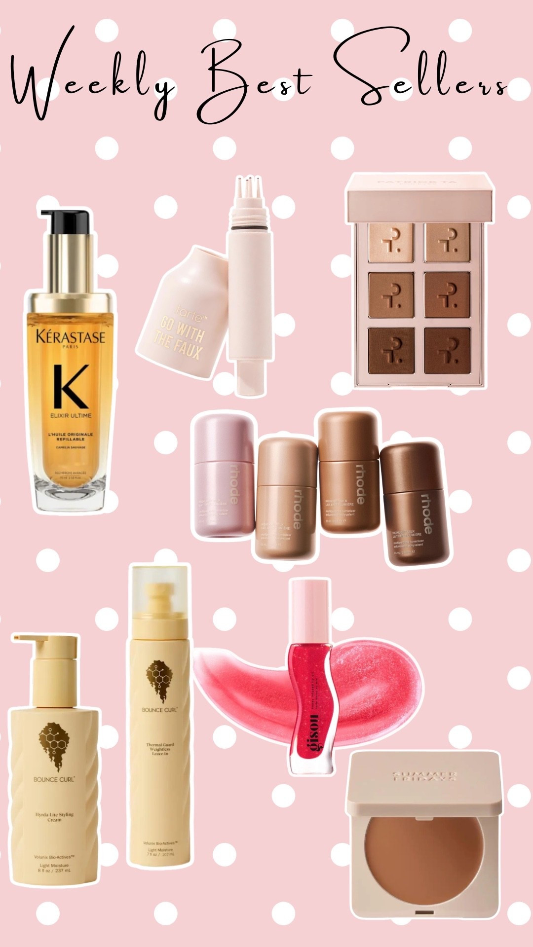Weekly best sellers!