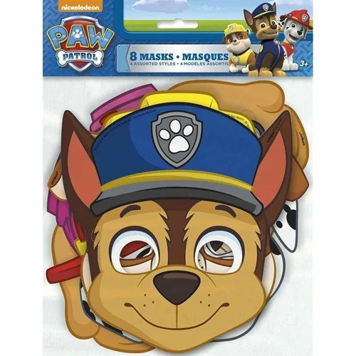 PAW Patrol Birthday Party Character Paper Masks, 8ct | Walmart (US)