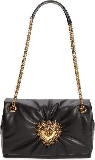 Dolce&Gabbana Devotion Leather Shoulder Bag | Nordstrom | Nordstrom