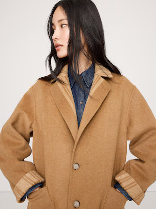 Reversible Double-Faced Top Coat | Banana Republic (US)