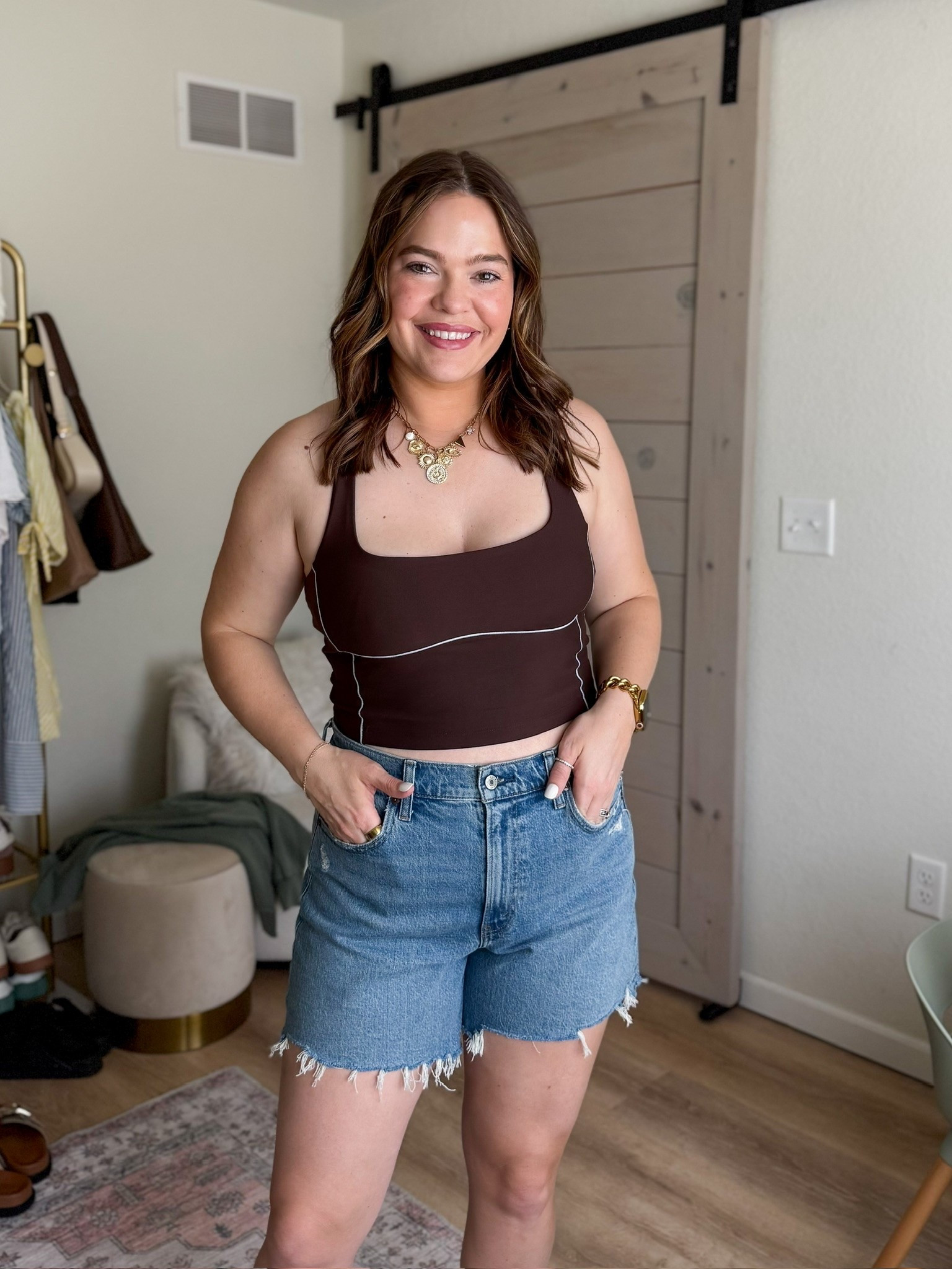 Size large in the tank and 31 in the shorts // huge @abercrombie sale thru May 25 that’s 20-40% off almost everything plus use code AFSUMMER for an additional 15% off!

#LTKootd #LTKSeasonal #LTKMidsize