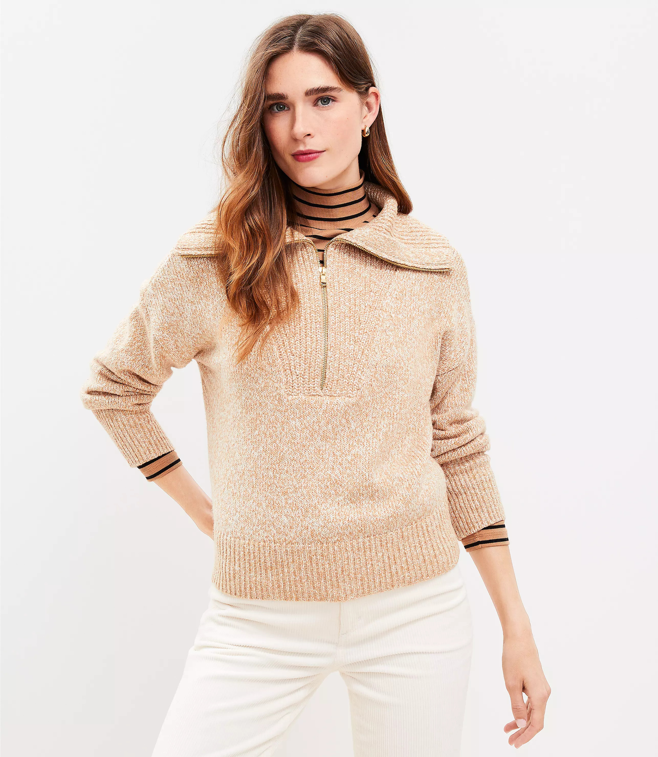 Half Zip Sweater | LOFT