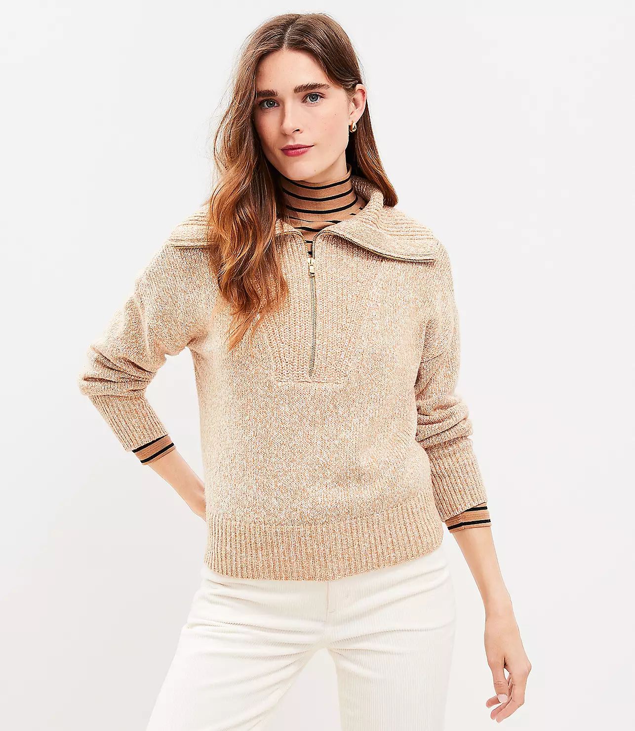 Half Zip Sweater | LOFT