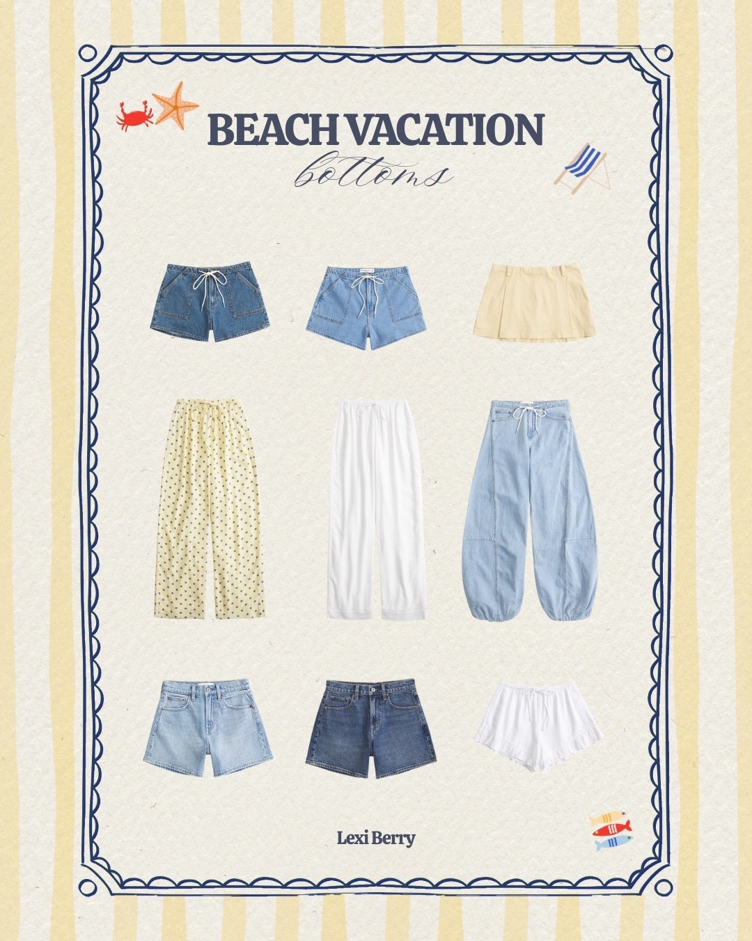 beach vacation — bottoms🌺

#LTKMidsize #LTKSeasonal #LTKTravel