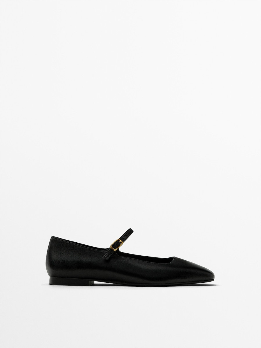 Ballet flats with buckle | Massimo Dutti US