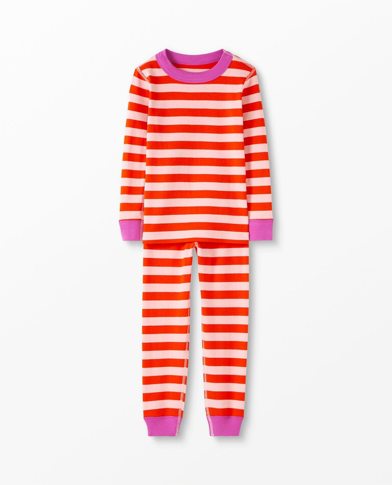 Striped Long John Pajama Set | Hanna Andersson