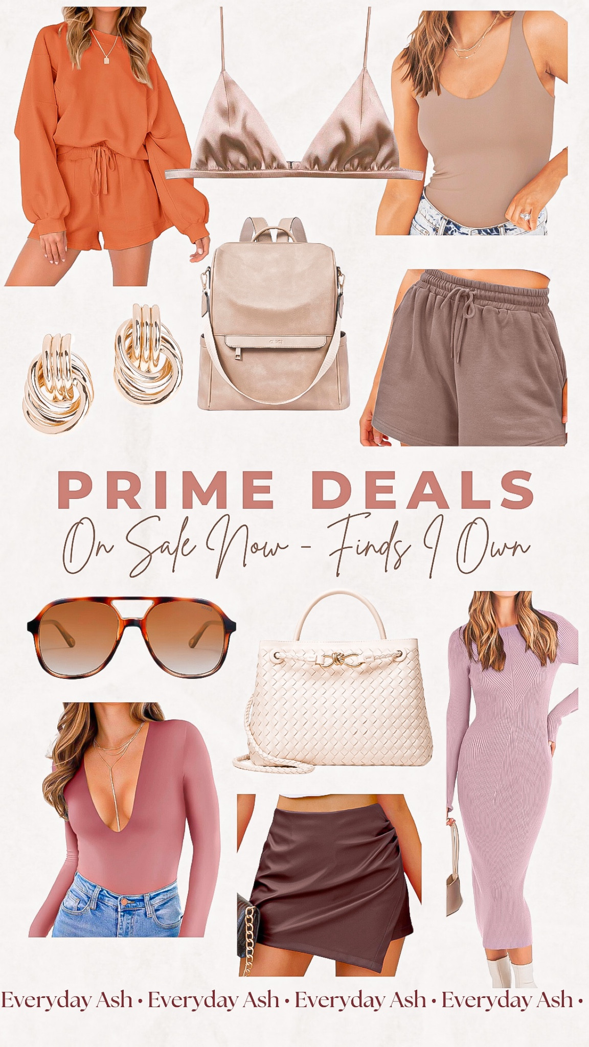 Amazon big deal days - finds I own 

Two piece set, backpack, silk bra, tank top, sweat shorts, gold earrings, travel bag, sunglasses, purse, white purse, sweater dress, bodysuit, leather skort, Amazon fashion, fall fashion, gifts for her 

#LTKxPrimeDay #LTKFindsUnder50 #LTKGiftGuide