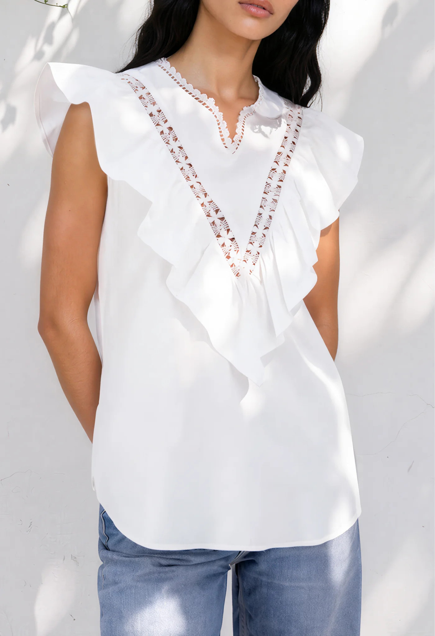 Valentina White Blouse | Mi Golondrina