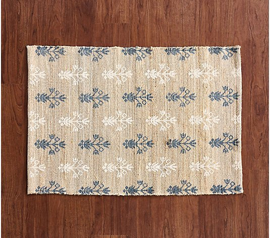 Cozy Cottage by Liz Marie 2' x 3' Printed Jute Rug - QVC.com | QVC