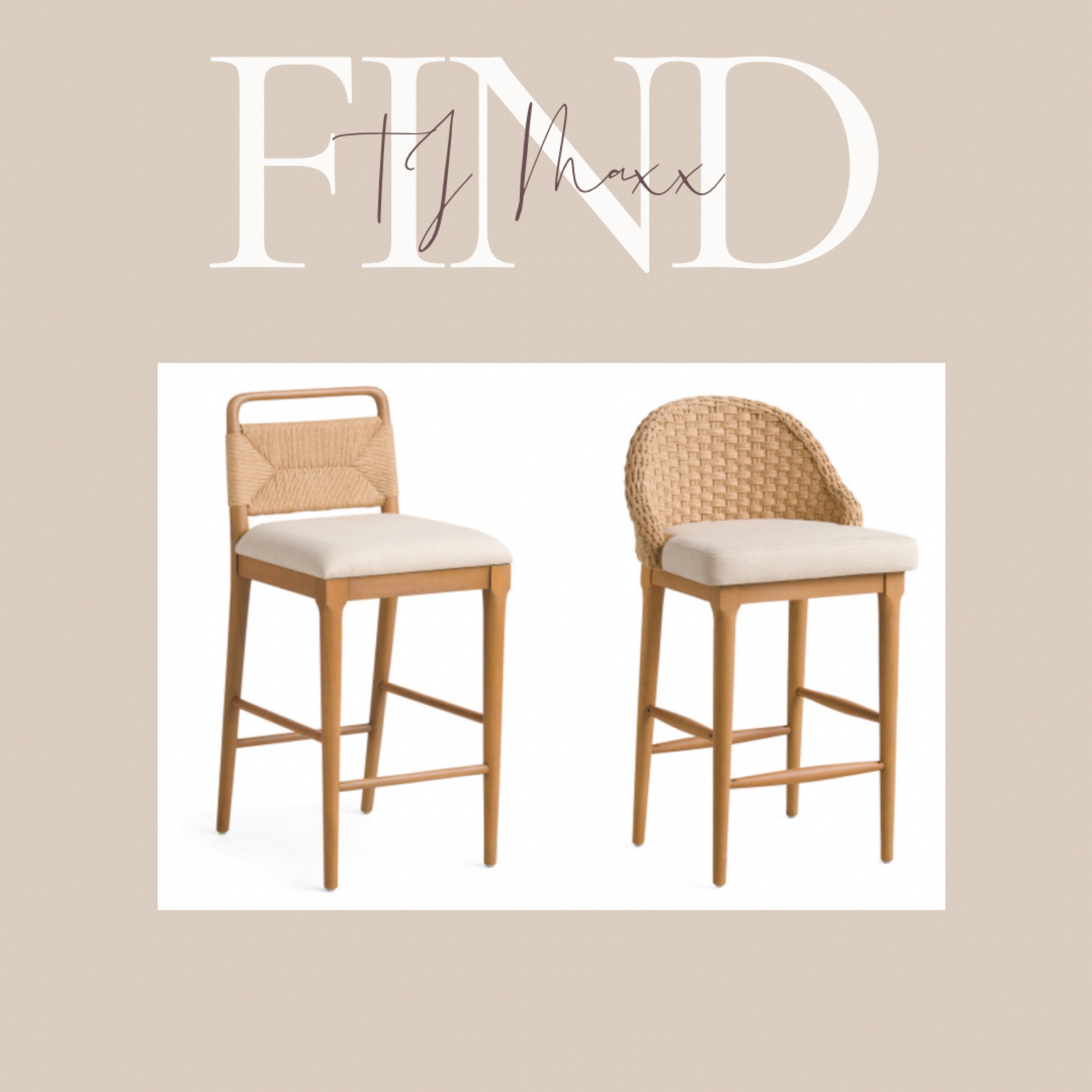 Neutral Counter stools 

#LTKhome