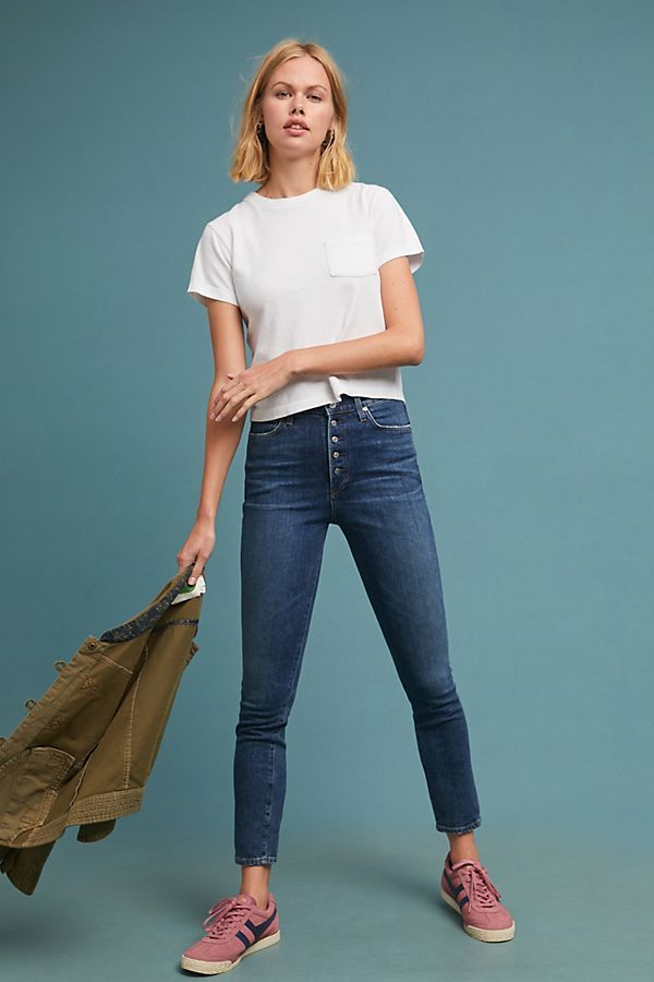 Citizens of Humanity Olivia Ultra High-Rise Slim Ankle Jeans | Anthropologie (US)