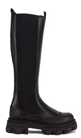 Knee High Boot in Black | Revolve Clothing (Global)