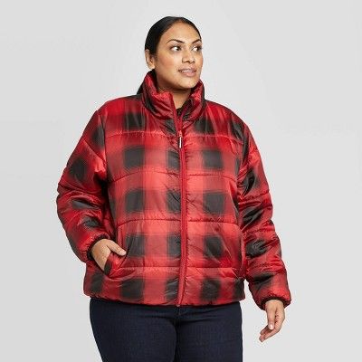 Women's Plus Size Puffer Jacket - Universal Thread™ | Target