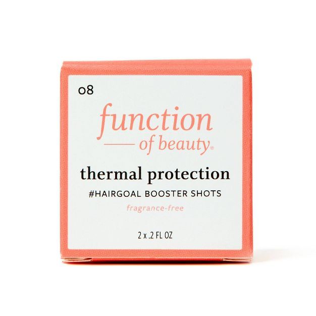 Function of Beauty Thermal Protection #HairGoal Booster Shots with Sesame Protein - 2pk/0.2 fl oz | Target