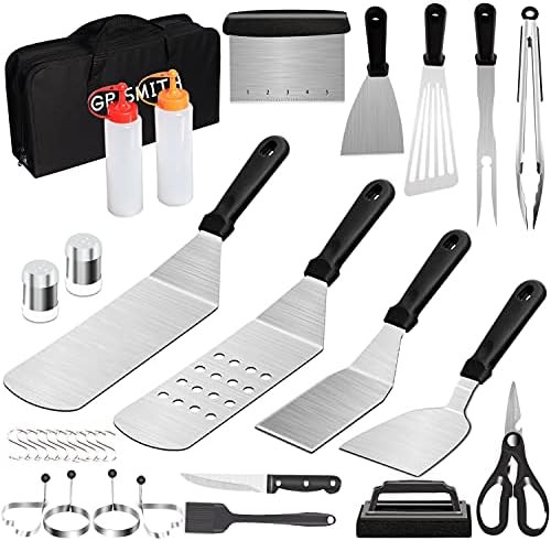 Griddle Accessories for Blackstone , 32 Pcs Grill Accessories Kit Barbecue Tools Set Heavy Duty S... | Amazon (US)