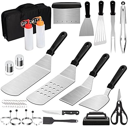 Griddle Accessories Sets 32 Pcs Grill Accessories for Blackstone Camping BBQ Heavy Duty Spatula S... | Amazon (US)