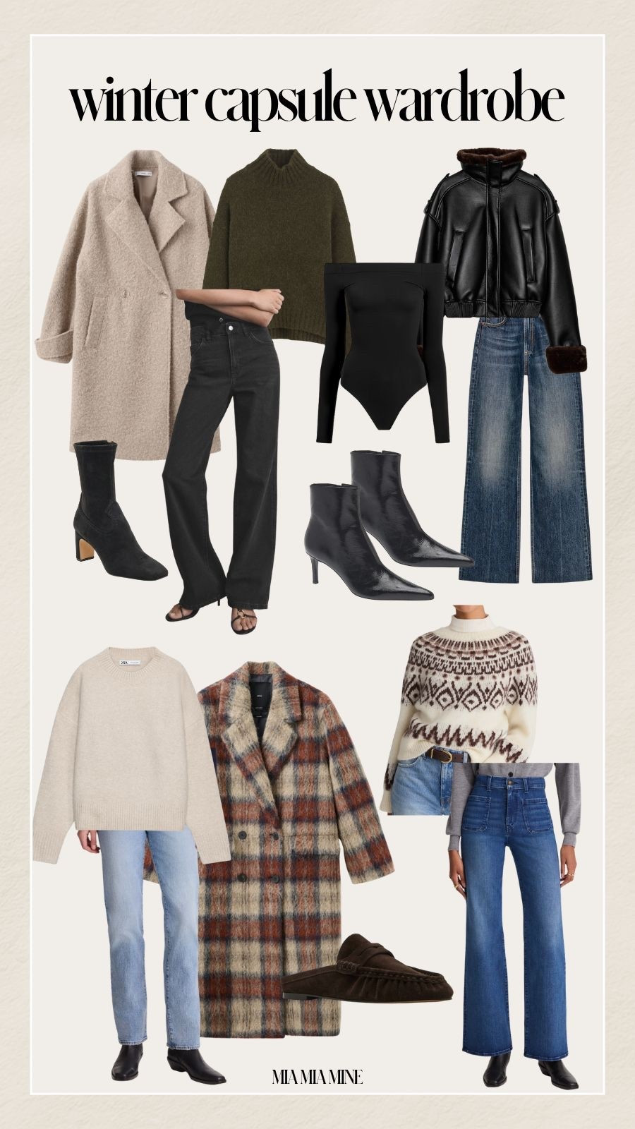Winter capsule wardrobe 
Shop winter denim, mango coats, booties and sweaters for a chic winter wardrobe  

#LTKootd #LTKWorkwear #LTKSeasonal