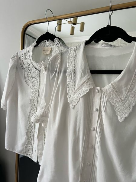 White tops for summer, French girl aesthetic, simple white tops, feminine white top, classic style, mom style 

#LTKTravel #LTKOver40 #LTKWedding