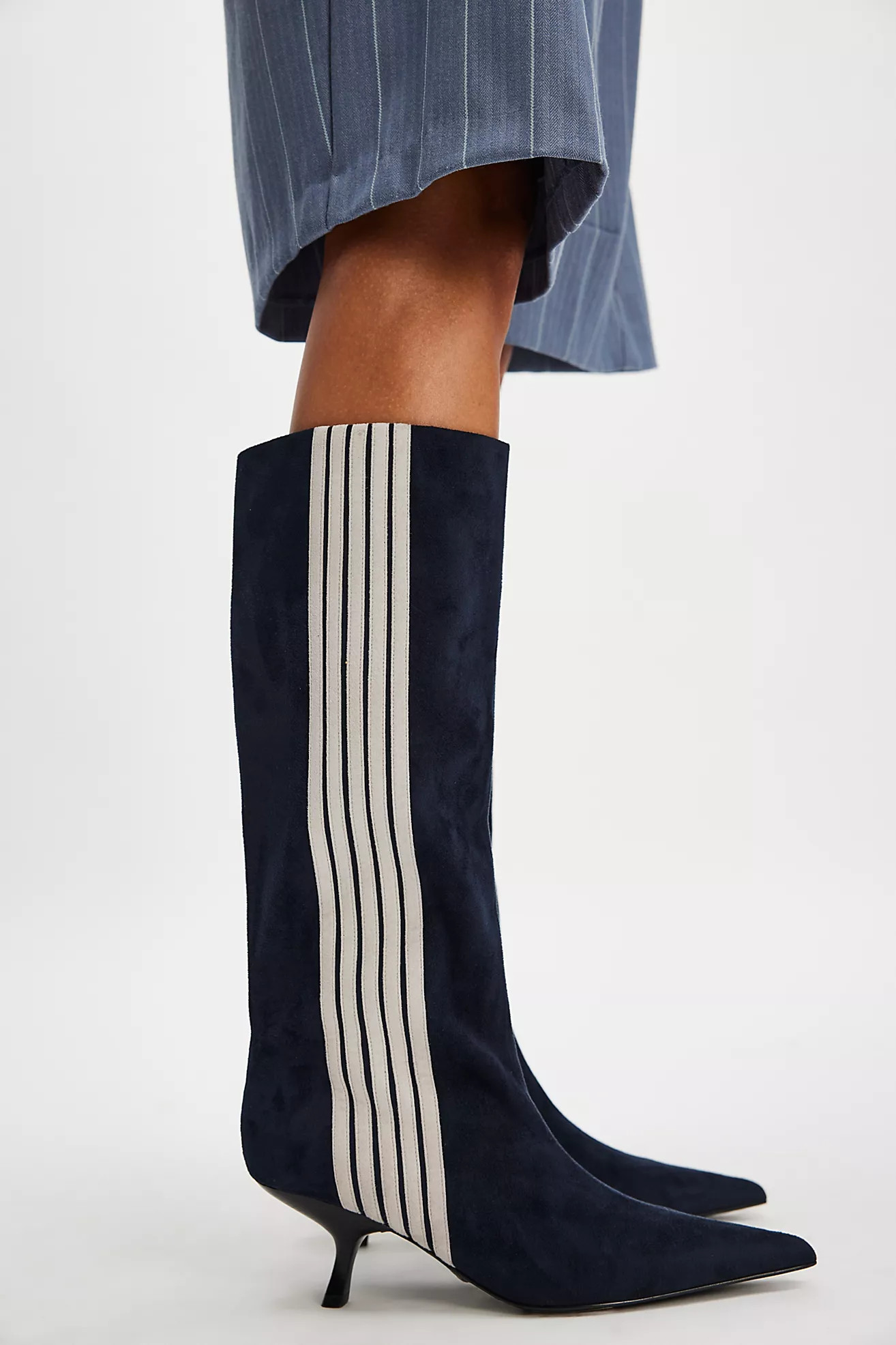 Racing Stripes Kitten Heel Boots | Free People (Global - UK&FR Excluded)