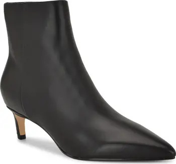 Brite Pointed Toe Kitten Heel Bootie (Women) | Nordstrom
