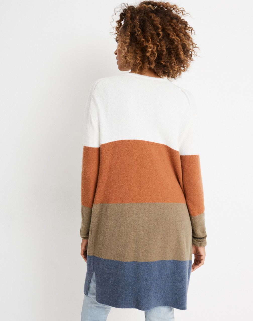 Kent Striped Cardigan Sweater in Coziest Yarn | Madewell