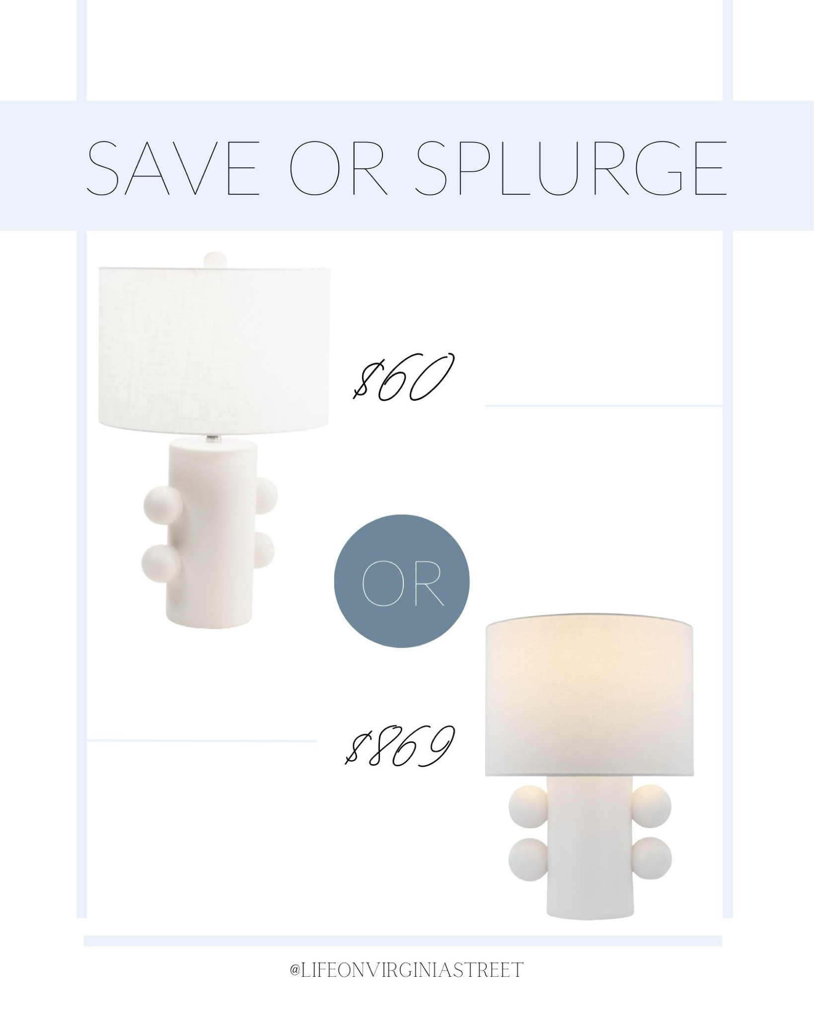 Loving both the save and splurge option of this designer style circle dot lamp! Add chic decor to your living room, bedroom, library or home office with either of these gorgeous lighting options
.
#ltkhome #ltksalealert #ltkfindsunder50 #ltkfindsunder100 #ltkstyletip #ltkseasonal visual comfort Tiflis, Kelly wearstler lamp

#LTKSeasonal #LTKhome #LTKsalealert