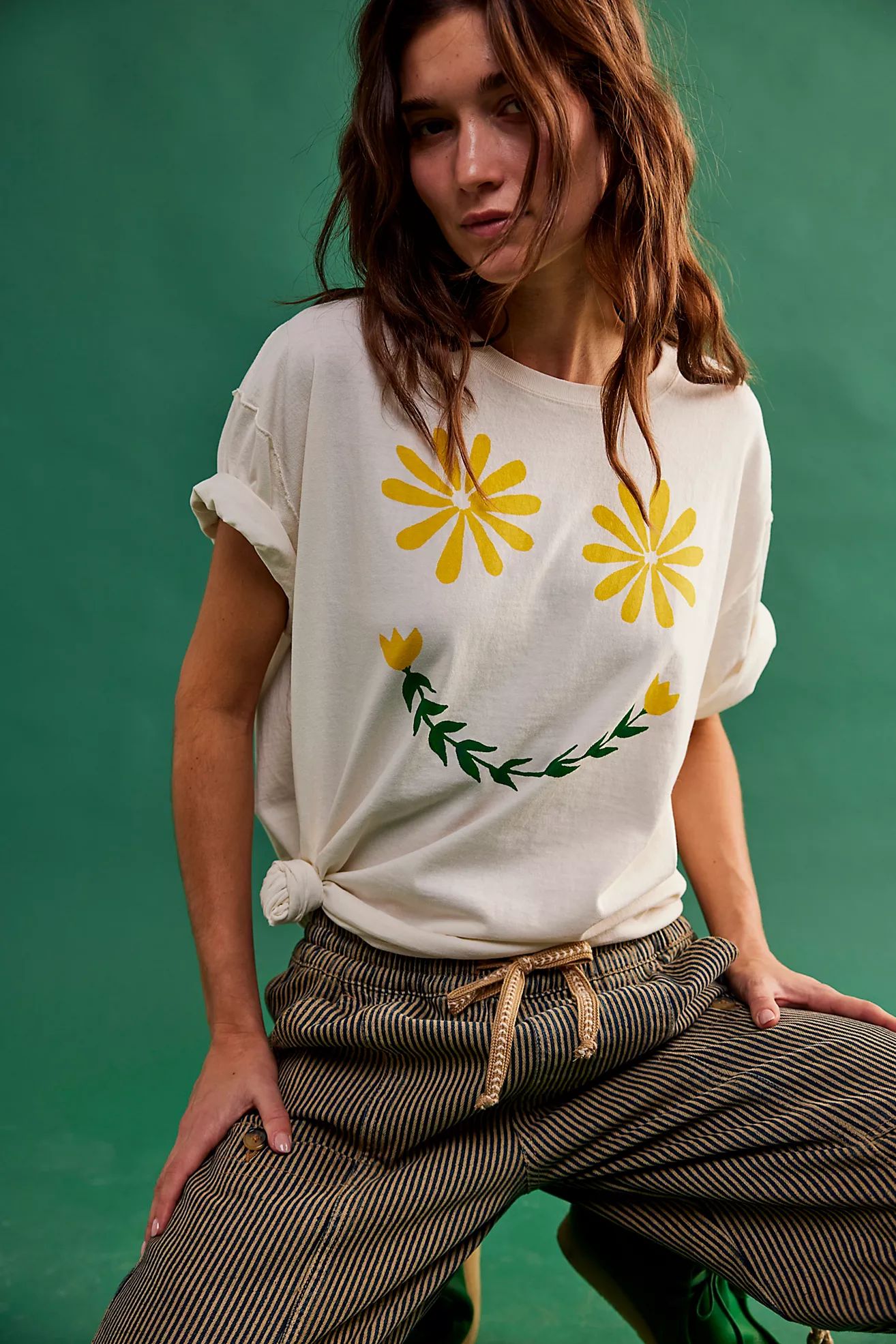 We The Free Sunshine Smiles Tee | Free People (Global - UK&FR Excluded)