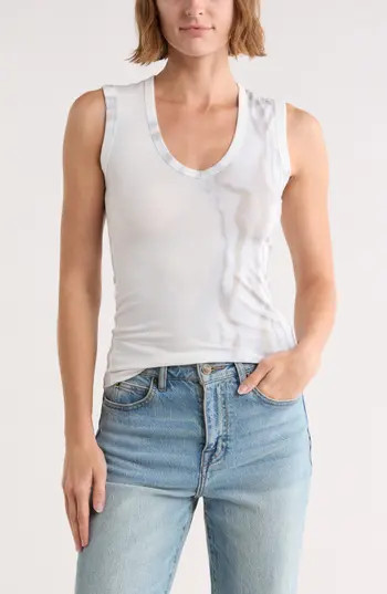 rag & bone Lucy V-Neck Sleeveless Top in Seafoam at Nordstrom Rack, Size Medium | Nordstrom Rack