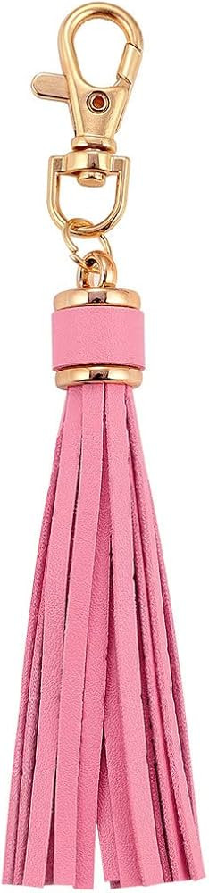 MSCFTFB 10pcs Tassel Purse Charm,Leather Keychain,Key Chain for Car Keyring Purse Accessory Bag C... | Amazon (US)