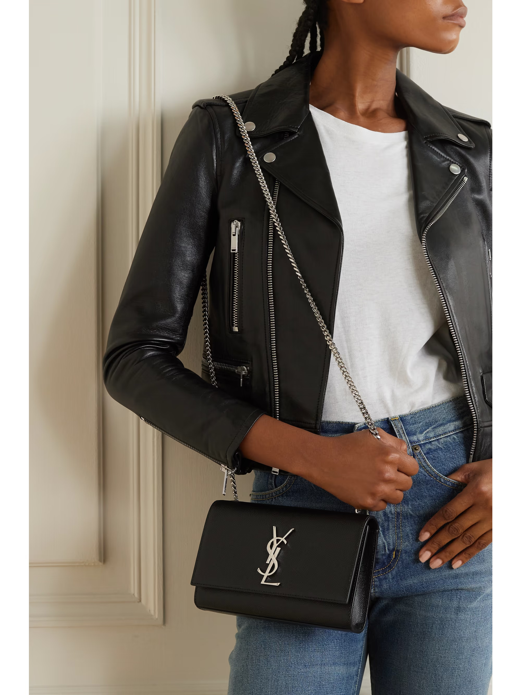 Kate small textured-leather shoulder bag | NET-A-PORTER (UK & EU)