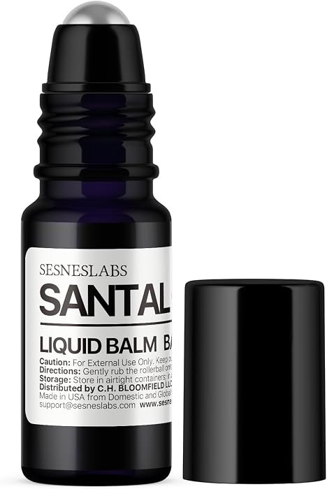 Santal Grass Roll-On Perfume Oil, Sandalwood, Alcohol-Free 10 mL | Amazon (US)