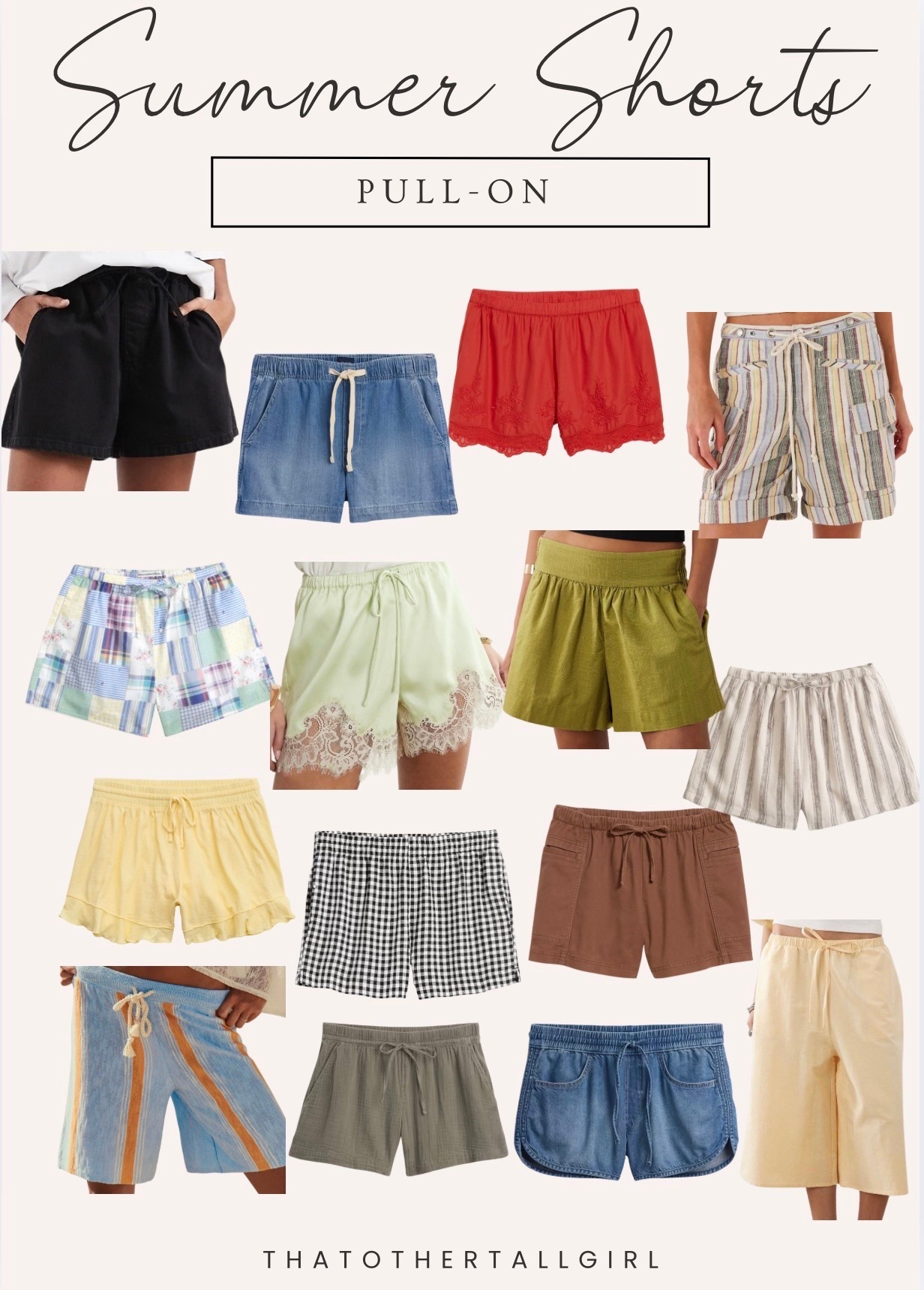 Pull on shorts for summer I’m loving! 

#tallgirlfashion

#LTKTall #LTKOver40 #LTKSeasonal