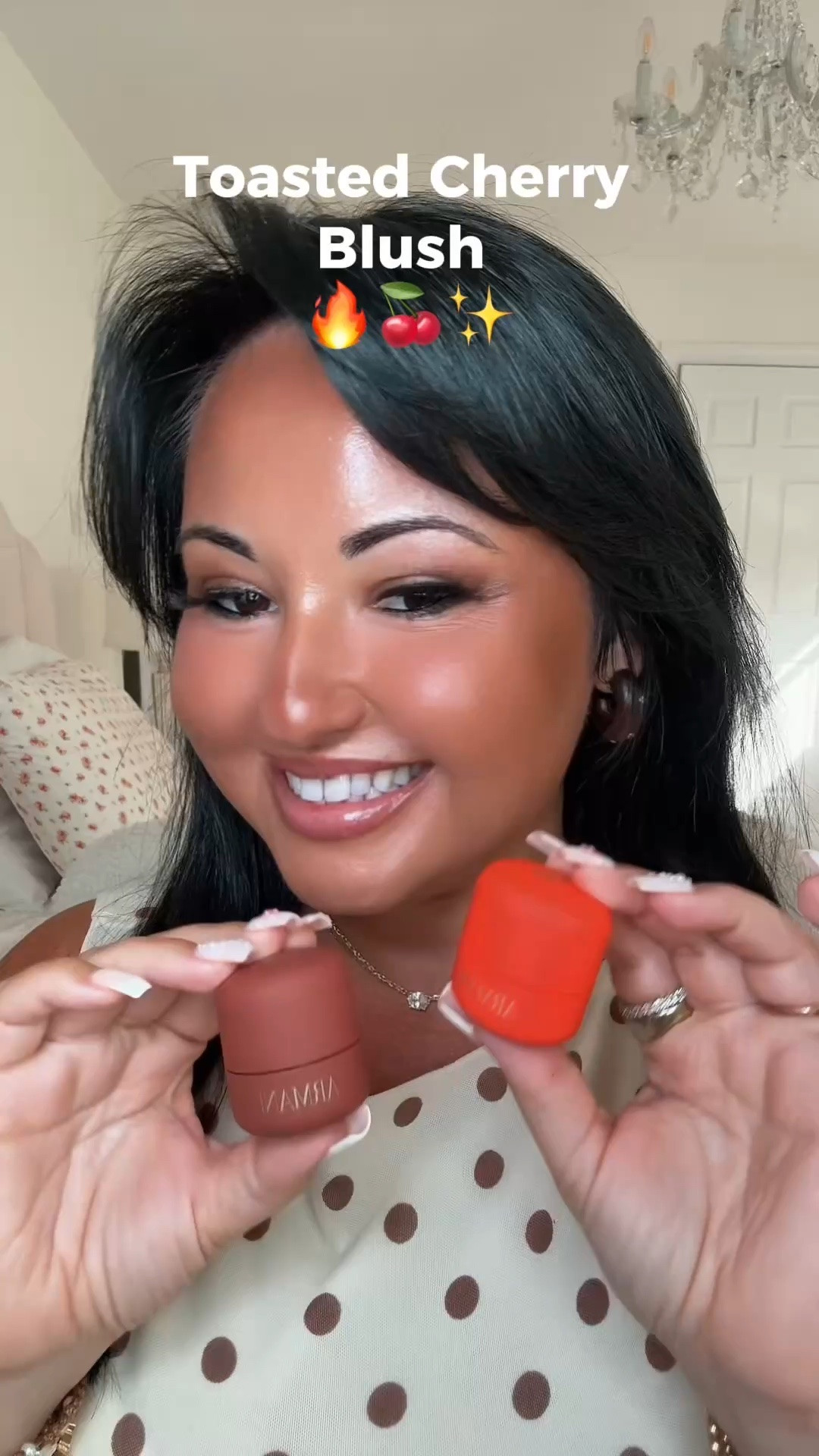 red blush, summer blush, cherry blush, sunburn blush, bronzed makeup, summer makeup, golden hour makeup, warm-toned makeup, glowy makeup

#LTKgrwm #LTKBeauty