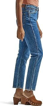 Wrangler Women's Tapered High-Rise Mom Jean | Amazon (US)