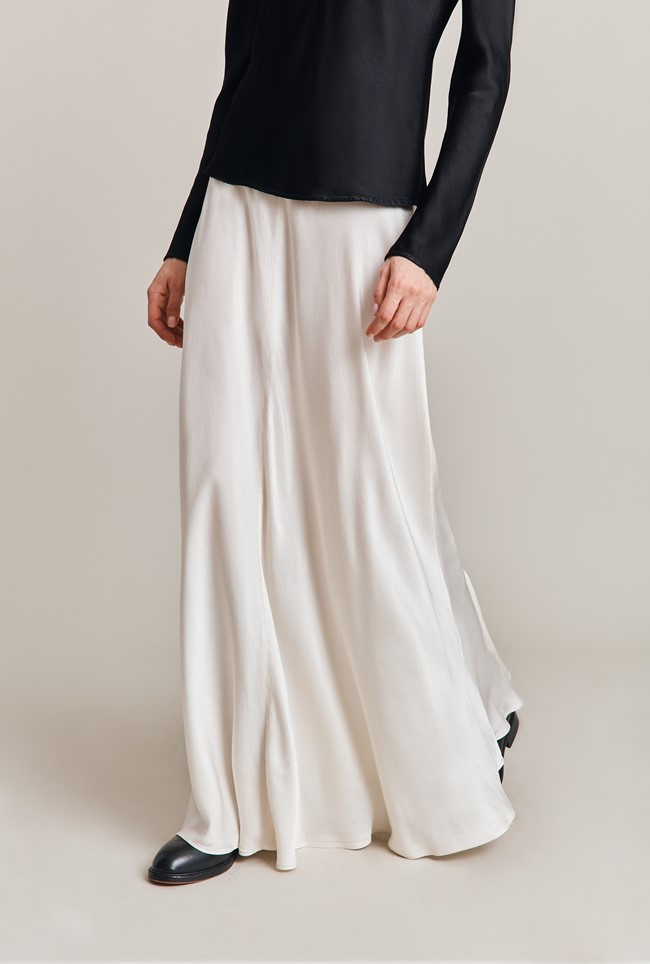 Adrianna Satin Maxi Slip Skirt | Ghost