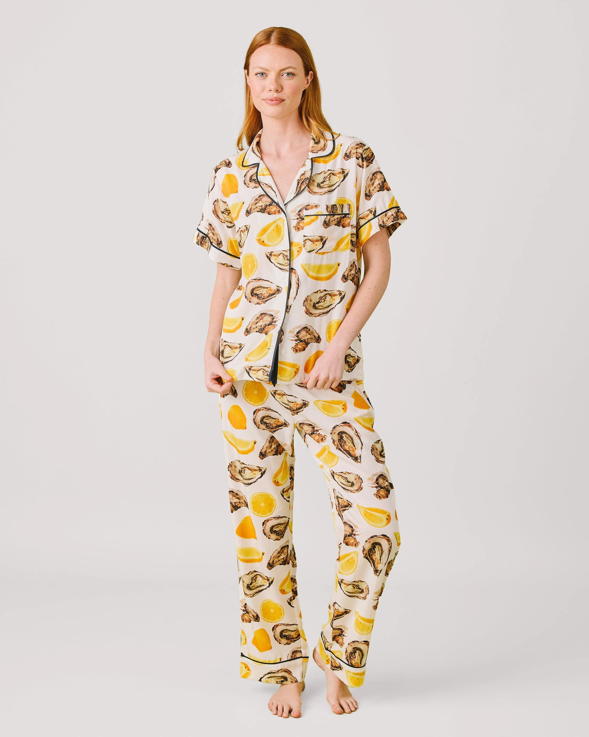 The World Is Your Oyster Pajama Pants Set | Katie Kime Inc