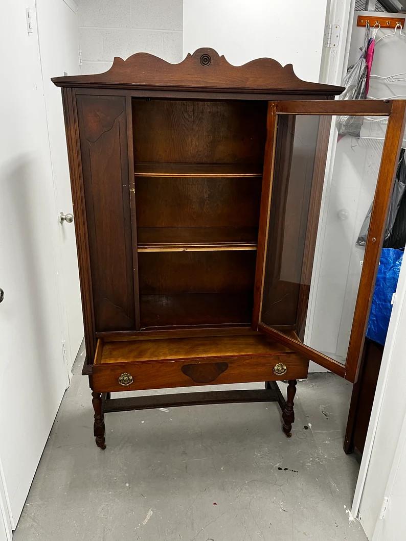 National Table Co., LTD. SOLID WALNUT China Cabinet - Etsy Canada | Etsy (US)