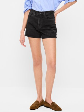 High-Waisted Wow Jean Shorts -- 4-inch inseam | Old Navy (US)